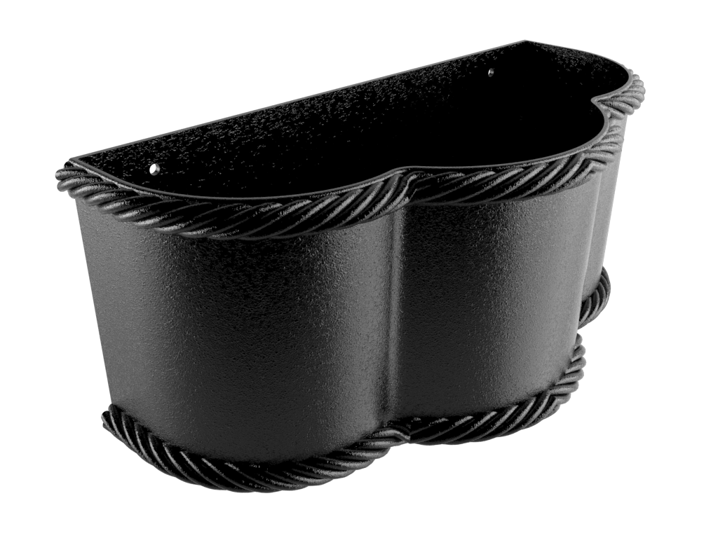 ARP Gemina Cast Aluminium Hopper - 76mm Dia Outlet With 30mm Standoff
