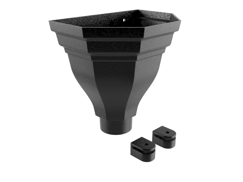 ARP Merus Small Cast Aluminium Hopper - 76mm Dia Outlet Flushfit