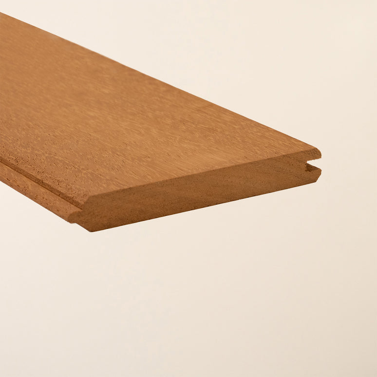 2.4m Iroko Wood Cladding 94mm x 14mm – Exterior Tongue and Groove Timber Boards