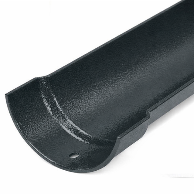 Alumasc 100mm (4") Half Round Cast Aluminium Gutter 1.83m length - One of 26 Standard Matt RAL colours TBC