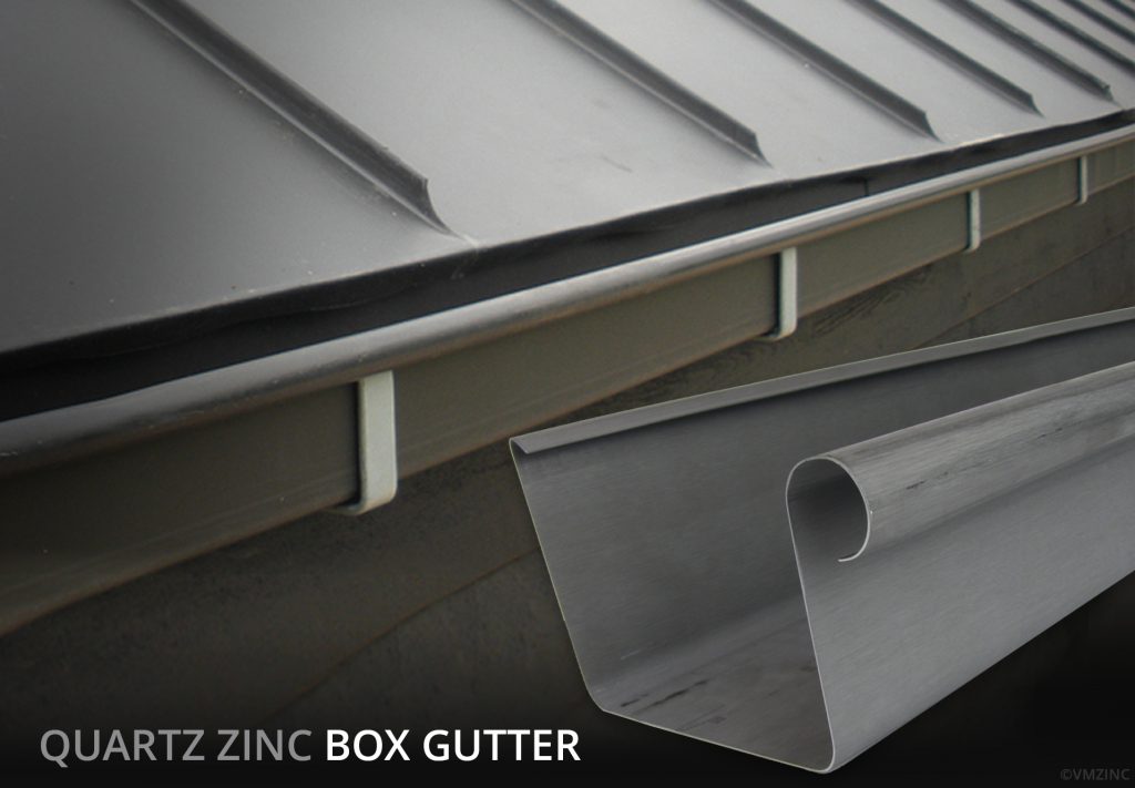 VM Quartz Zinc 120mm Box 90 degree Internal Angle