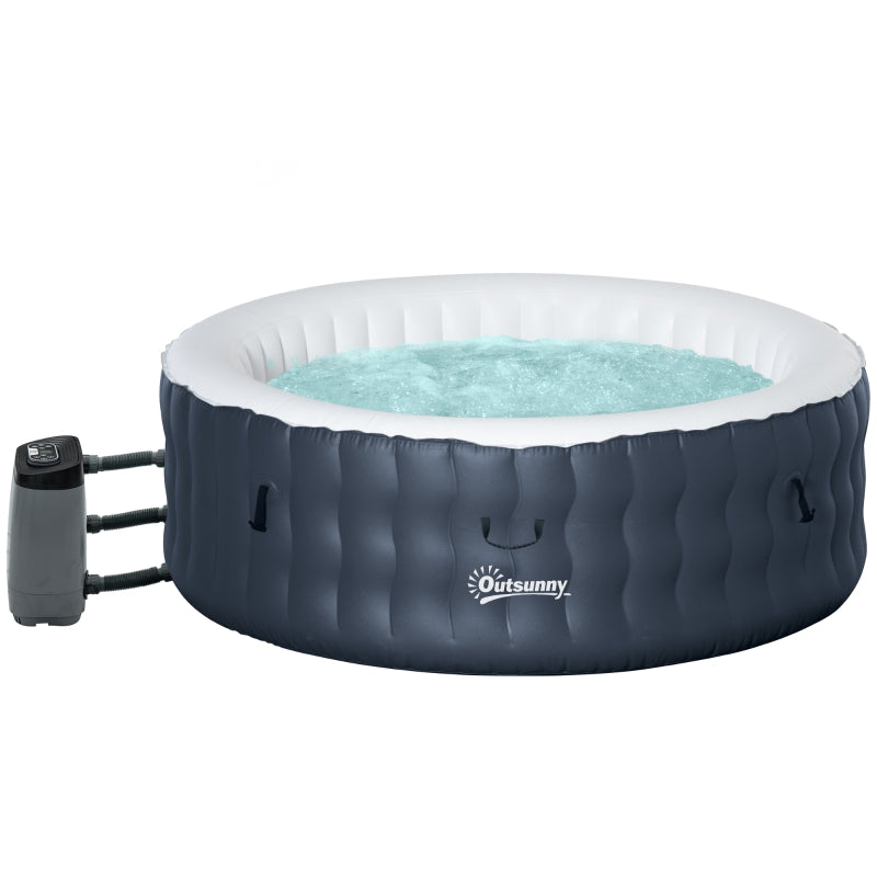 4 Person Hot Tub - Dark Blue
