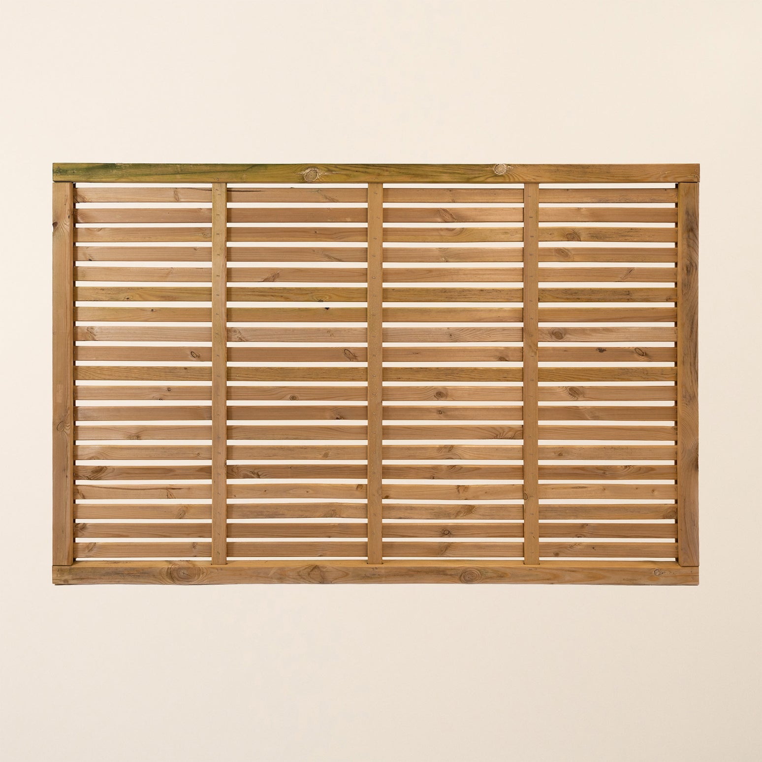 Slatted Garden Fence Panel – Timber Privacy Screening for Outdoor Fencing & Boundaries