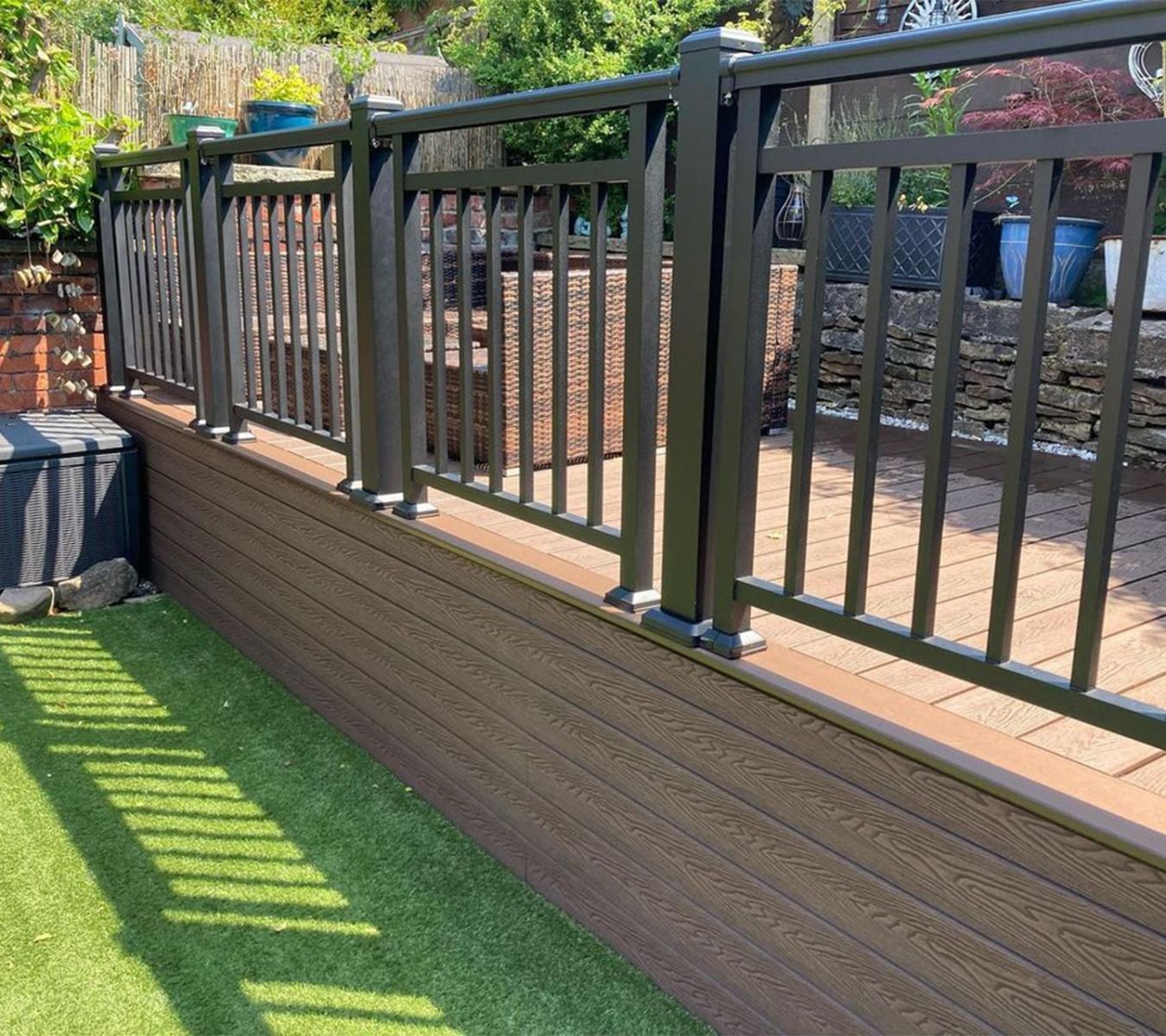 Handrail Balustrade - Powder Coated Aluminium