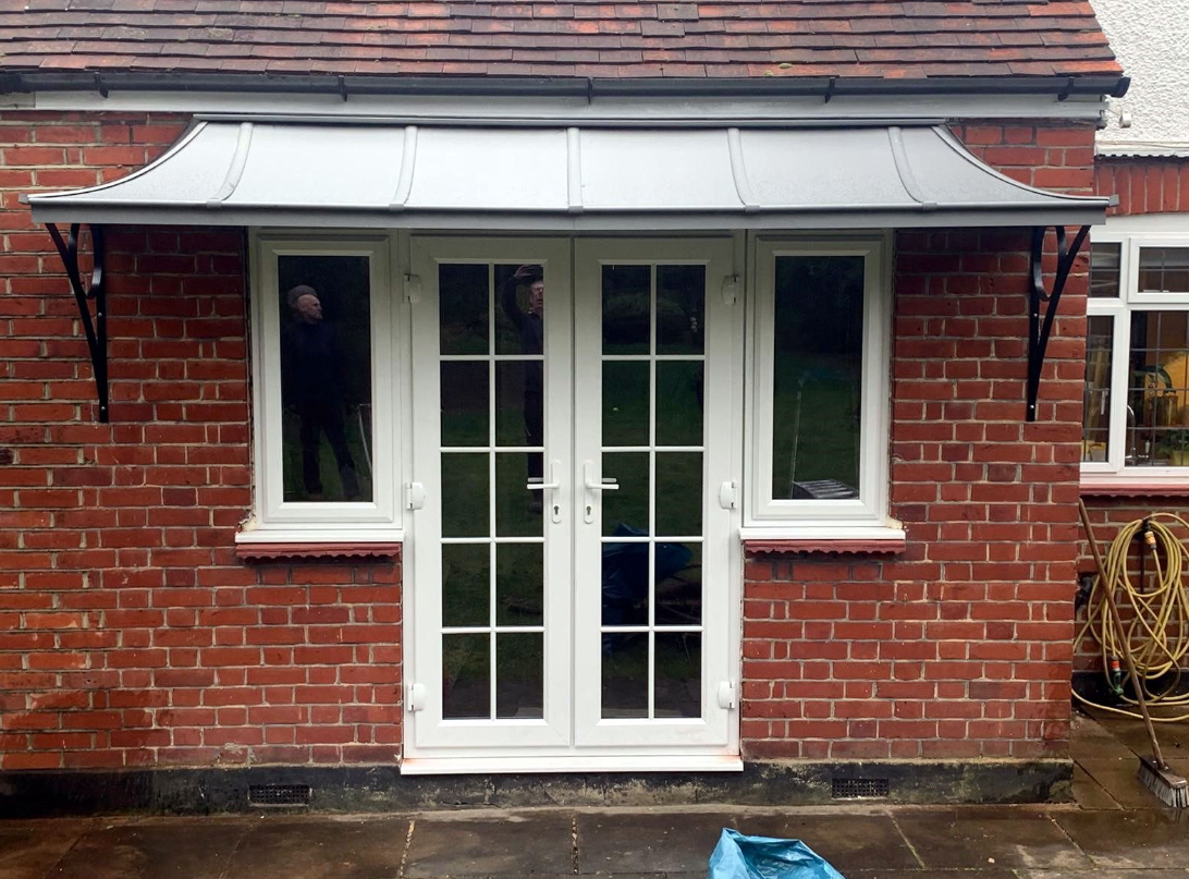 Natural Zinc Belgravia Canopy (2200mm x 610mm)