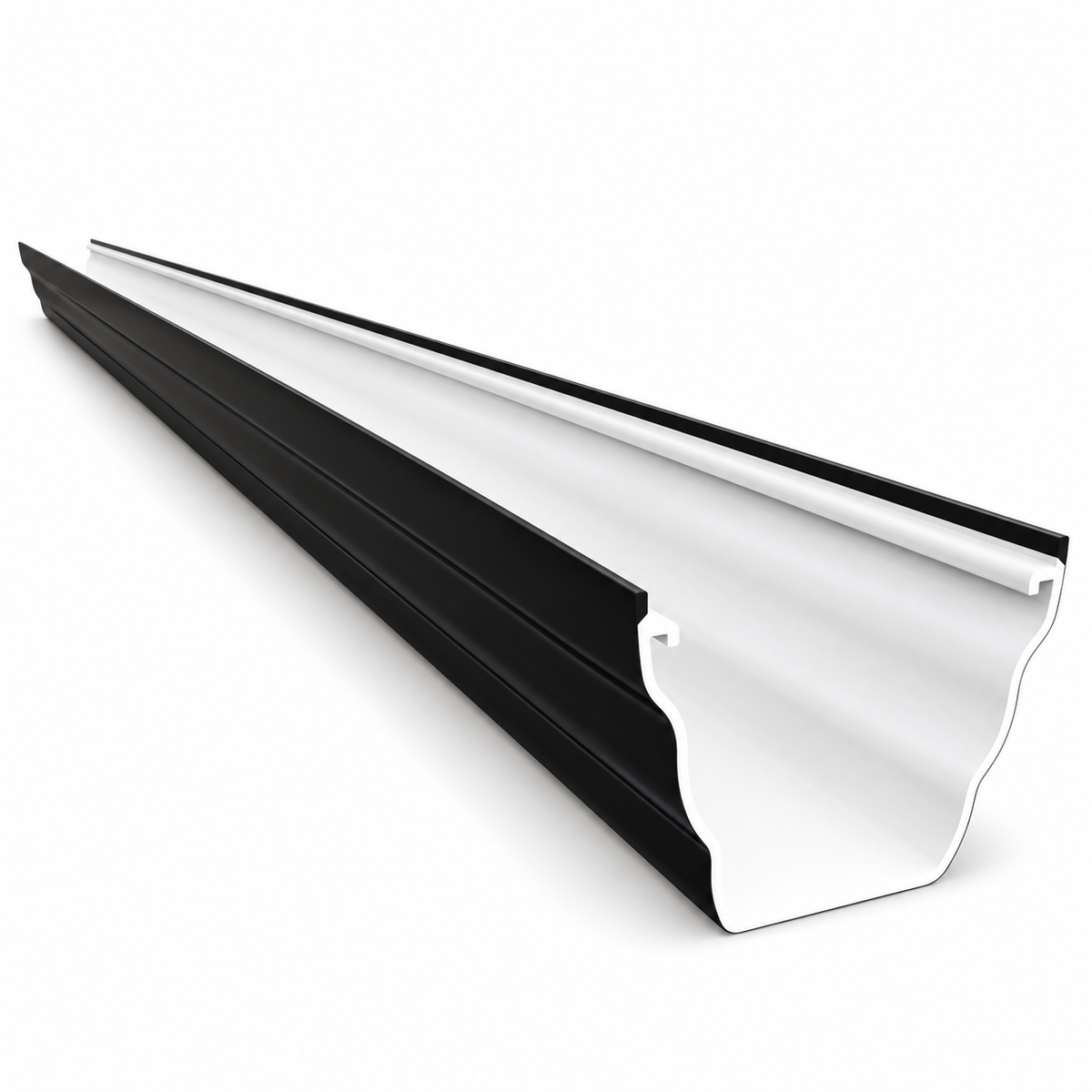 Freefoam Freeflow 135mm Ogee Gutter - 4m - Black