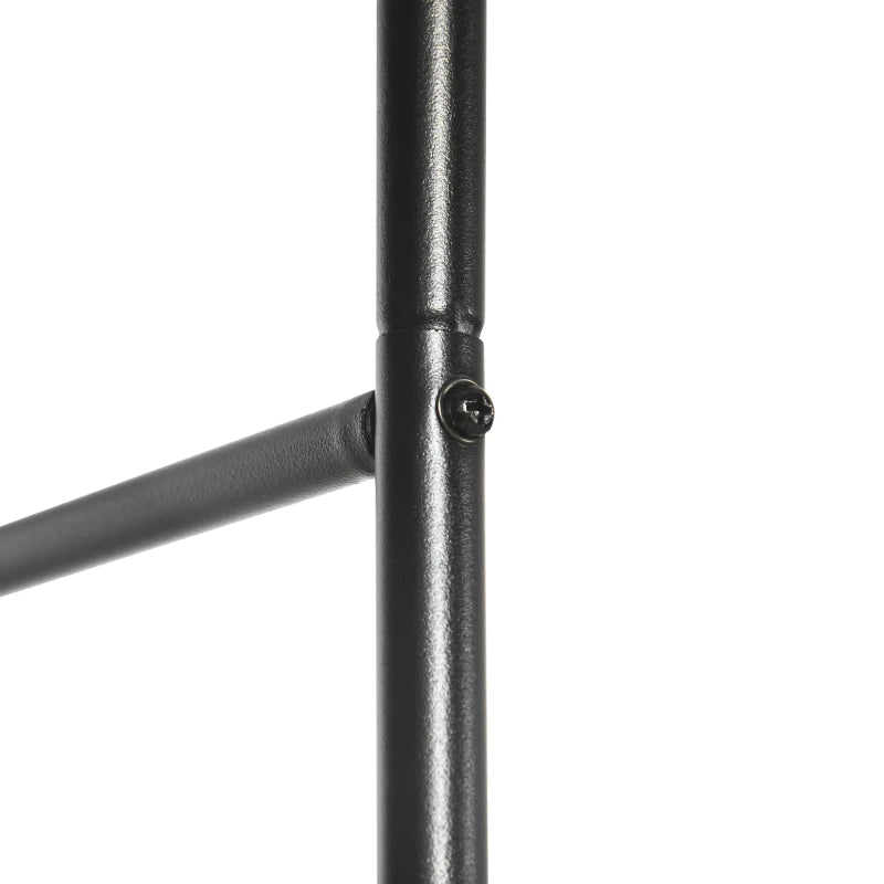 Metal Garden Arch for Climbing Plants and Vines - Black Outdoor Arbor for Weddings, 140L x 40W x 240H cm