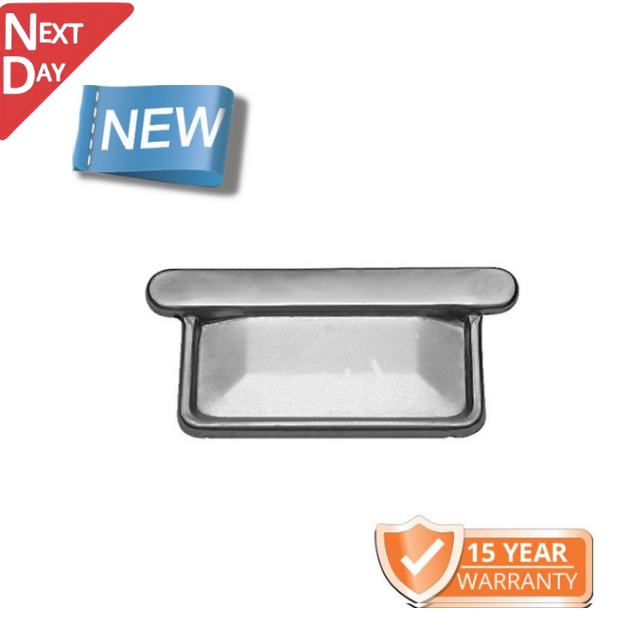 120x75mm Box Profile Galvanised Steel Stop End