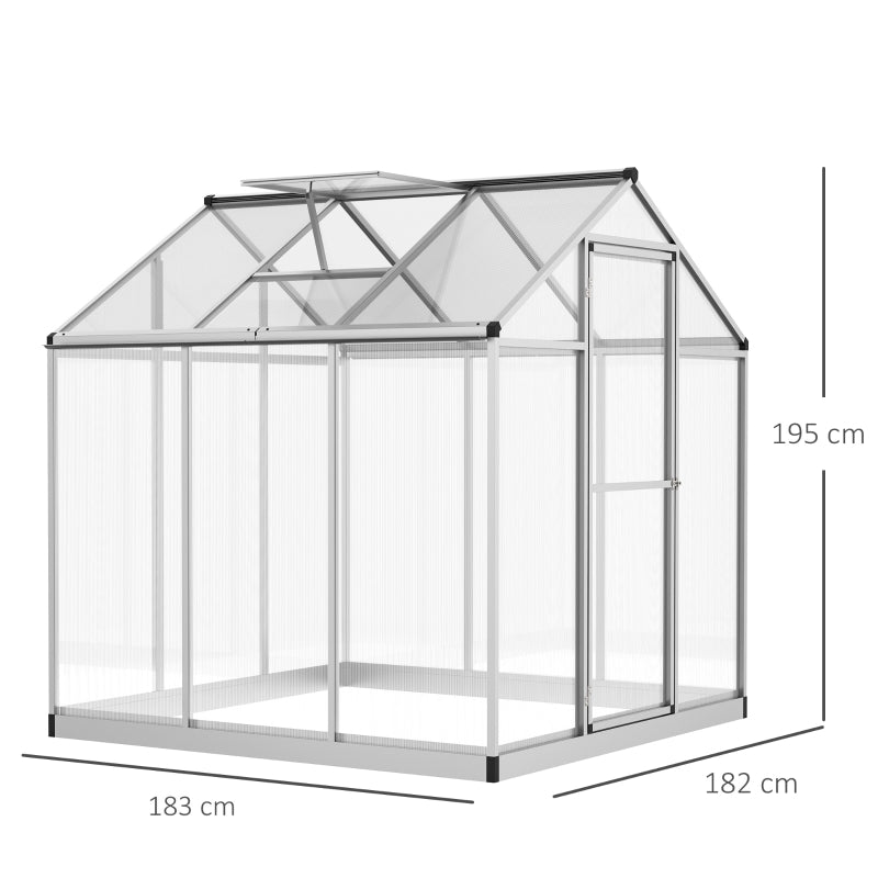 Clear Polycarbonate Greenhouse
