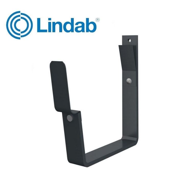 Lindab 140mm Rectangular Steel Gutter Fascia Bracket