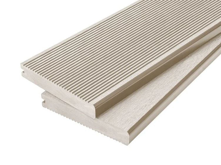 4m Solid Woodgrain Effect Bullnose Composite Decking Board