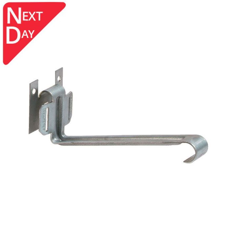 125mm Half Round Concealed Fascia Bracket Galvanised Steel (there is no quartz zinc version)