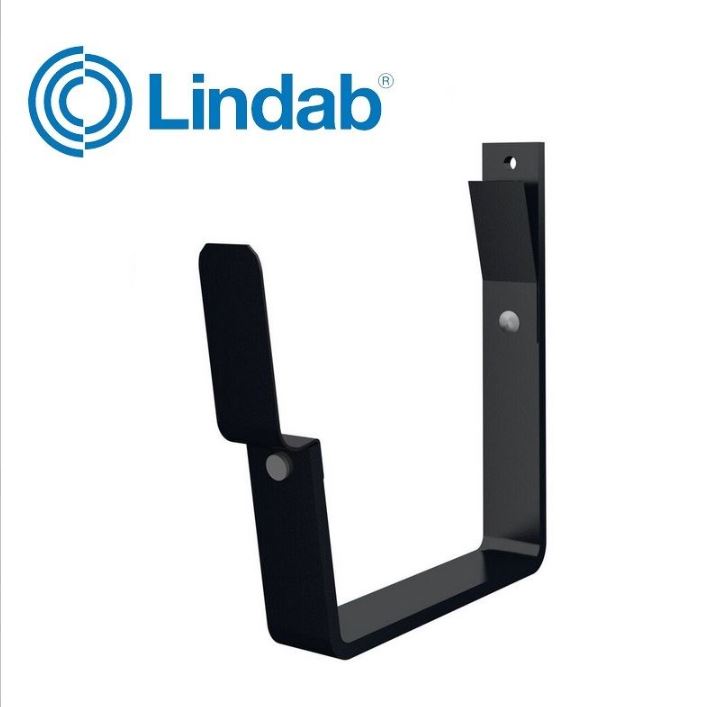 Lindab 140mm Rectangular Steel Gutter Fascia Bracket