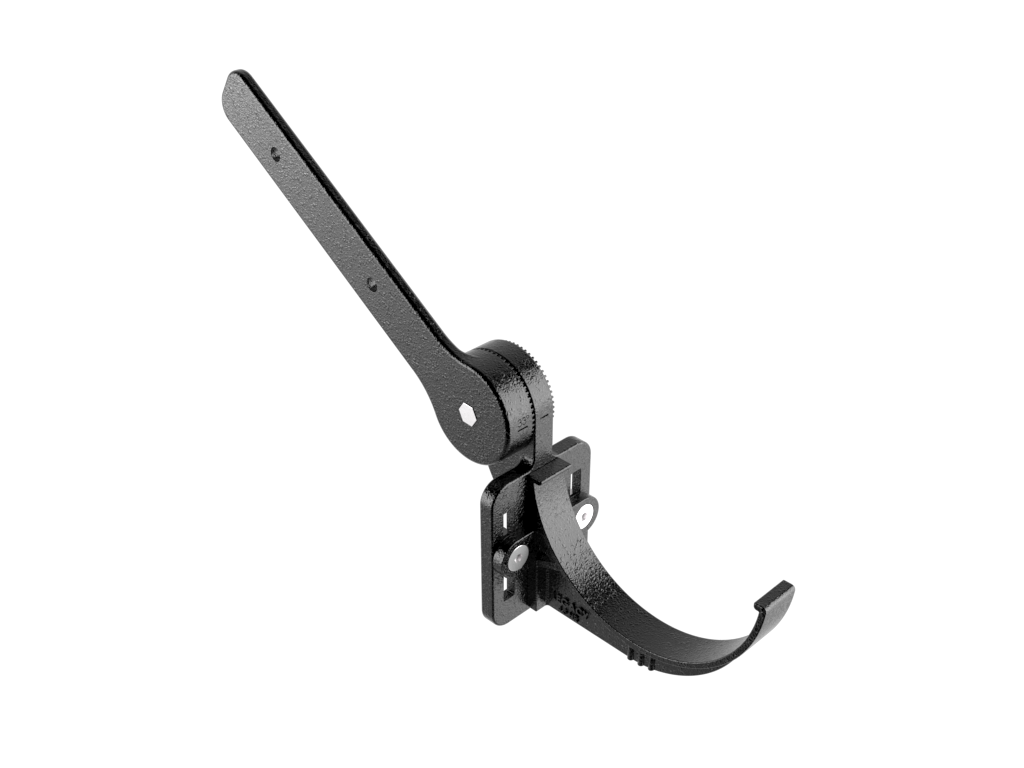 150mm Cast Aluminium Black Side Fix Rafter Bracket