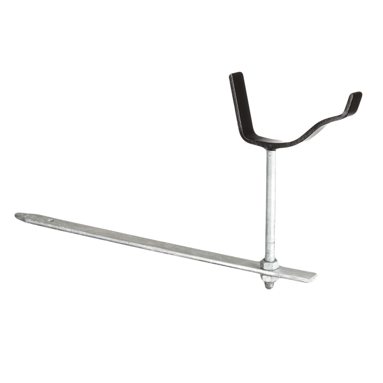 Cast Iron 4.5" Victorian Ogee Gutter Rise & Fall Bracket Painted