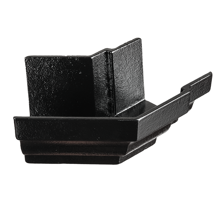 Cast Iron 5x4" Moulded Ogee Gutter 135 Degree External Angle Painted