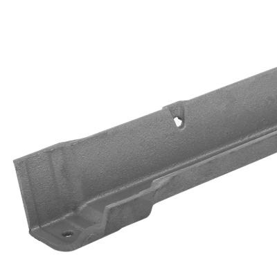 Cast Iron 5" Victorian Ogee Gutter Gutter x 6ft Primed