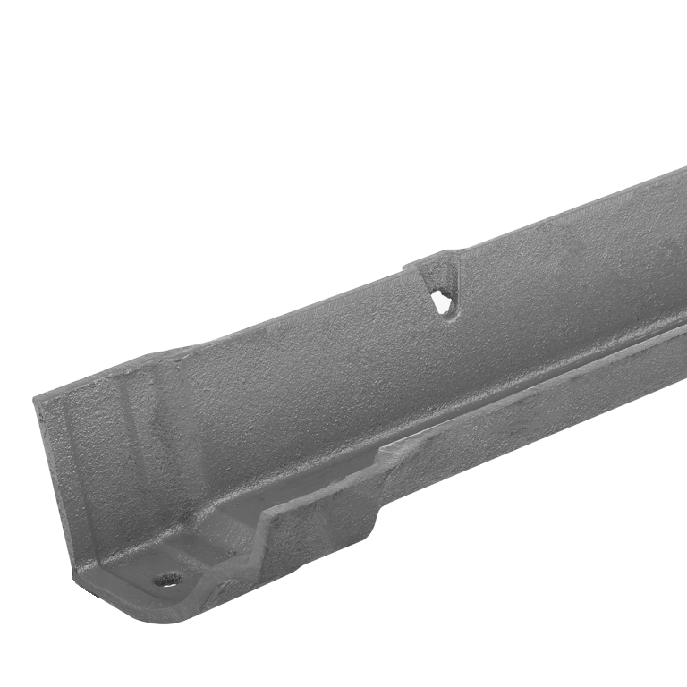 Cast Iron 4.5" Victorian Ogee Gutter Gutter x 6ft Primed