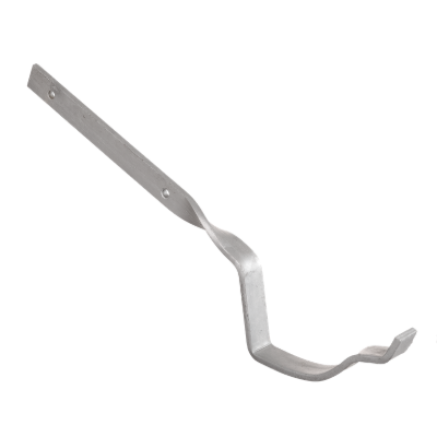 Cast Iron 5" Victorian Ogee Gutter Side Fix Rafter Bracket Primed