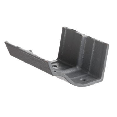 Cast Iron 5" Victorian Ogee Gutter Union Connector Primed