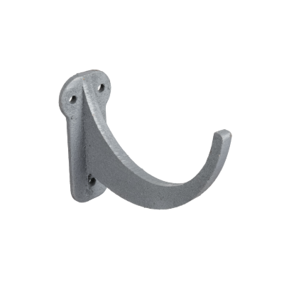 Cast Iron 5" Plain Half Round Gutter Fascia Bracket Primed