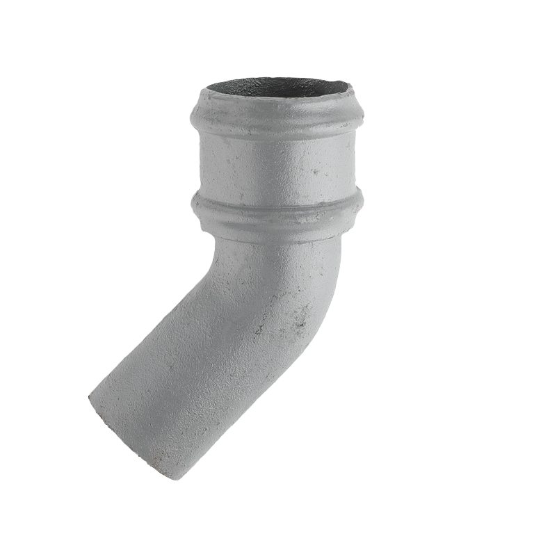 Cast Iron 2.5" Round Uneared 135 Degree Bend Primed