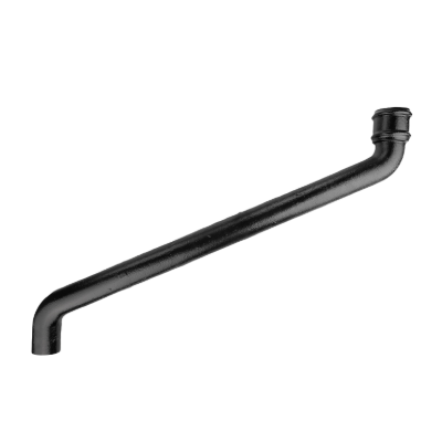 Cast Iron 2.5" Round Uneared Offset 27" Projection Painted