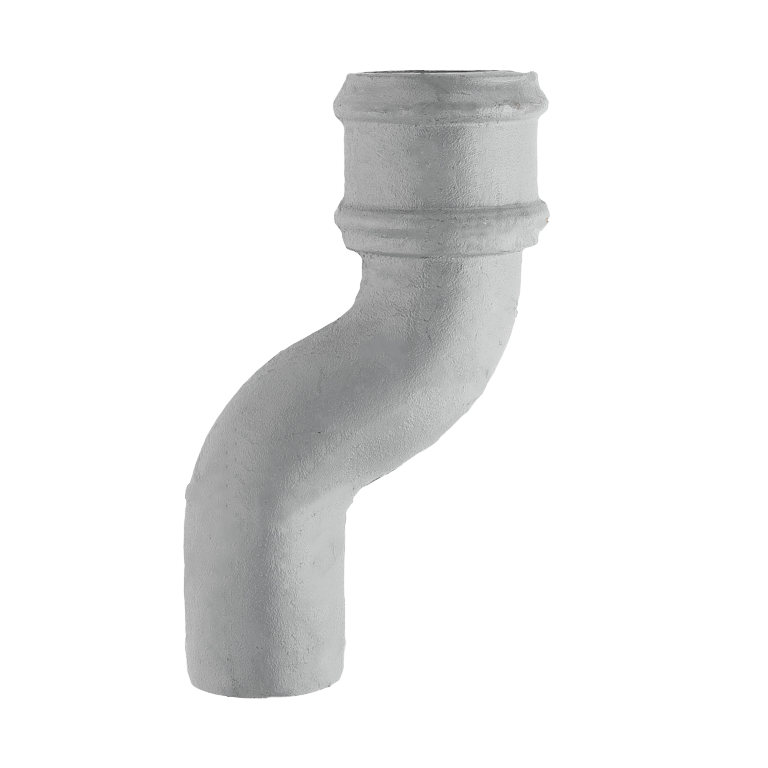 Cast Iron 2.5" Round Uneared Offset 3" Projection Primed