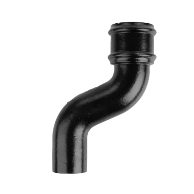 Cast Iron 2.5" Round Uneared Offset 9" Projection Painted