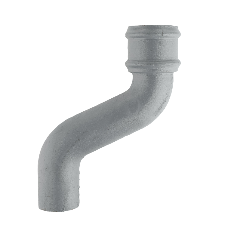 Cast Iron 3" Round Uneared Offset 9" Projection Primed