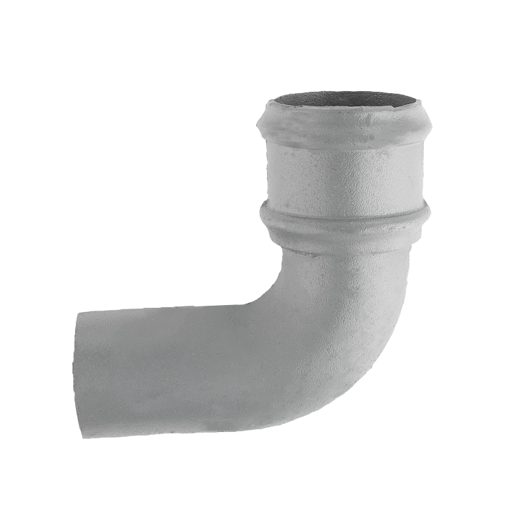Cast Iron 2.5" Round Uneared 92.5 Degree Bend Primed