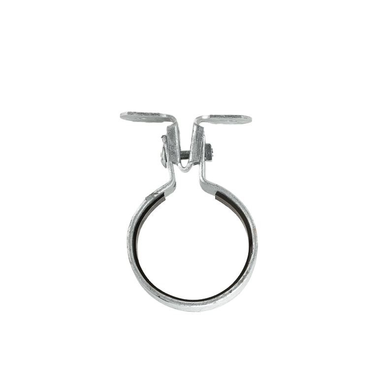 Cast Iron 2.5" Round Pipe Bracket With Gasket Primed