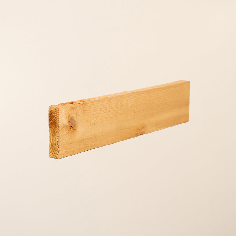 Home-Grown British Cedar Timber Board 4" x 1" Sawn Finish – Rough-Cut Cedar Wood for Cladding, Fencing & Garden Projects