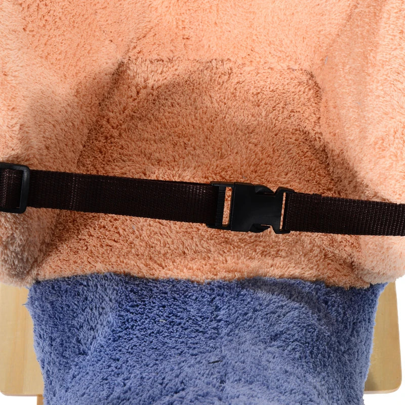 Children's Elephant Rocking Seat with Sound - Blue/Beige - Fun and Safe Baby Rocker for Playtime