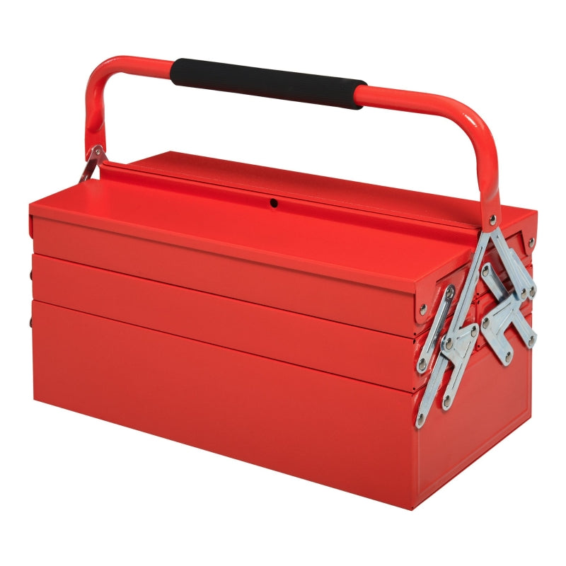 Professional 3-Tier Metal Tool Box for Storage