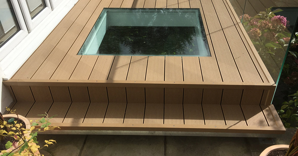 Triton 3m Double Faced Woodgrain Composite Decking Board 148mm X 25mm