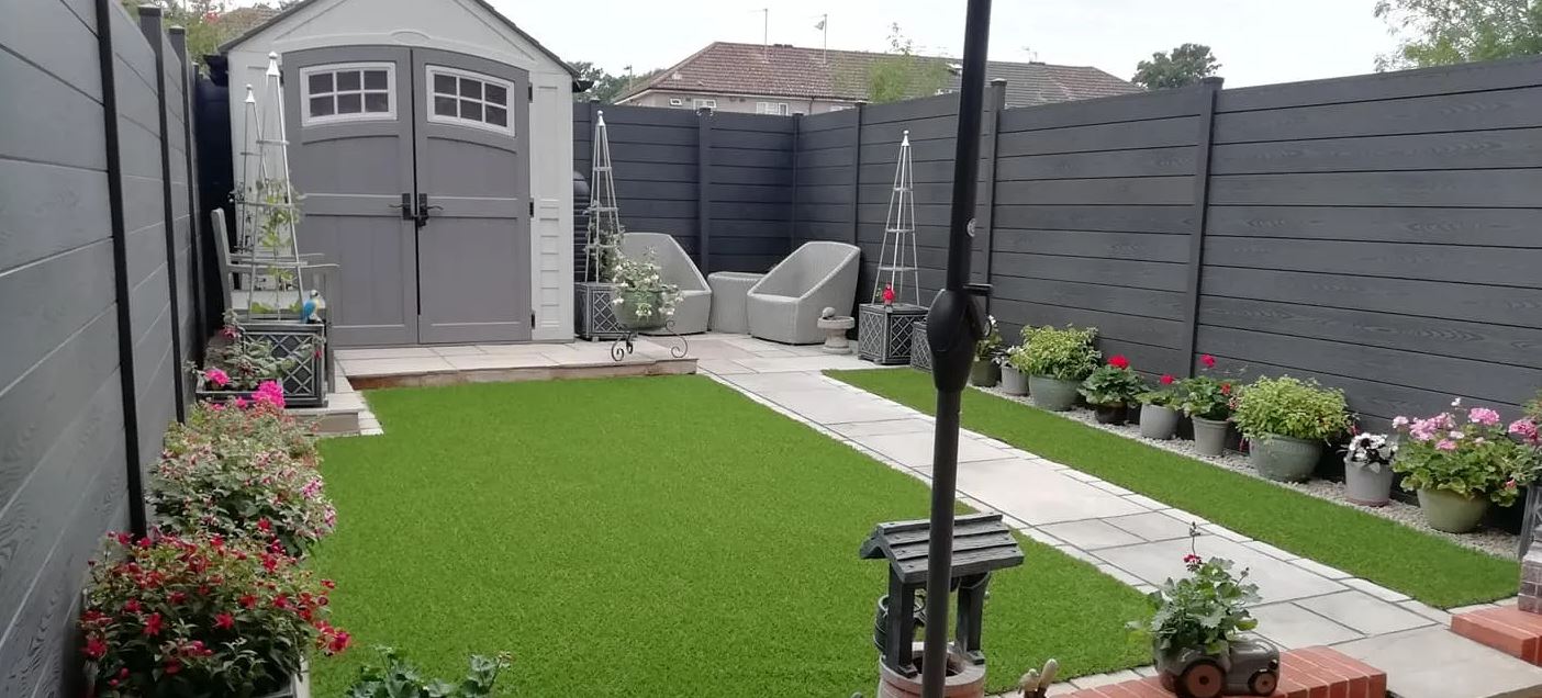 Woodgrain Composite Fencing Kit (All Colours)