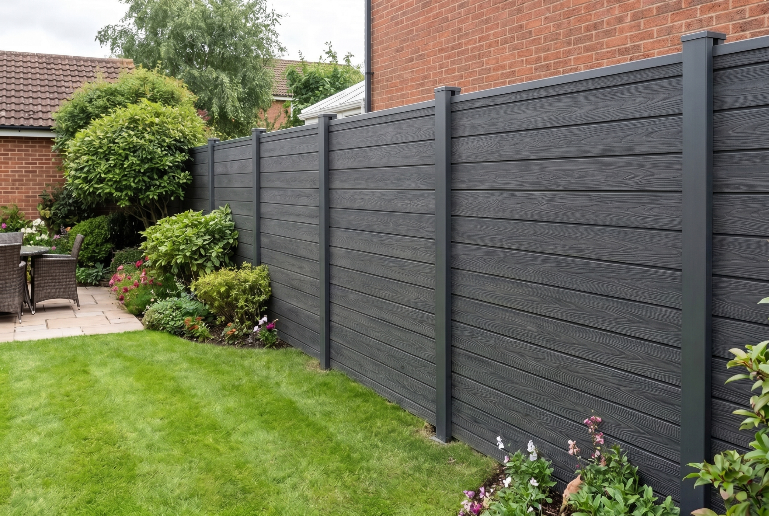 Premium Woodgrain Composite Fencing Board - 1830mm x 160mm x 20mm