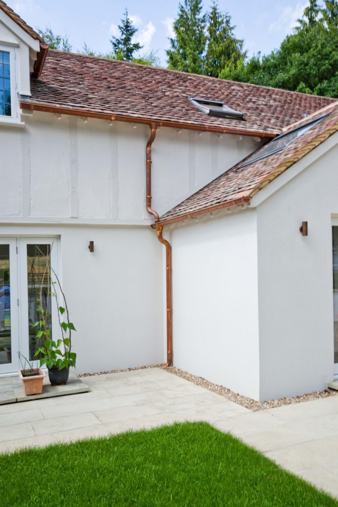 125mm Half Round Copper Gutter Union