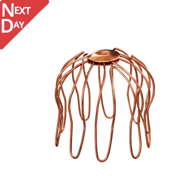 80mm Copper Downpipe Leaf Guard