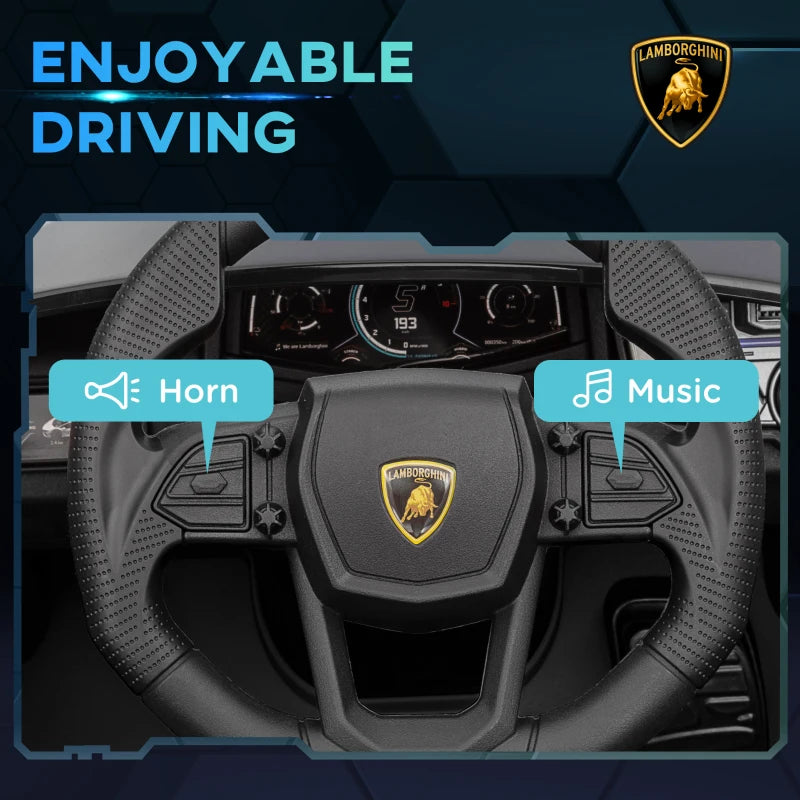 Licensed 12V Lamborghini Revuelto Ride On Car with Butterfly Doors and Remote Control