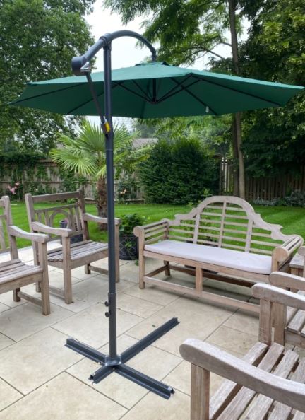 Green 3m Banana Parasol Umbrella