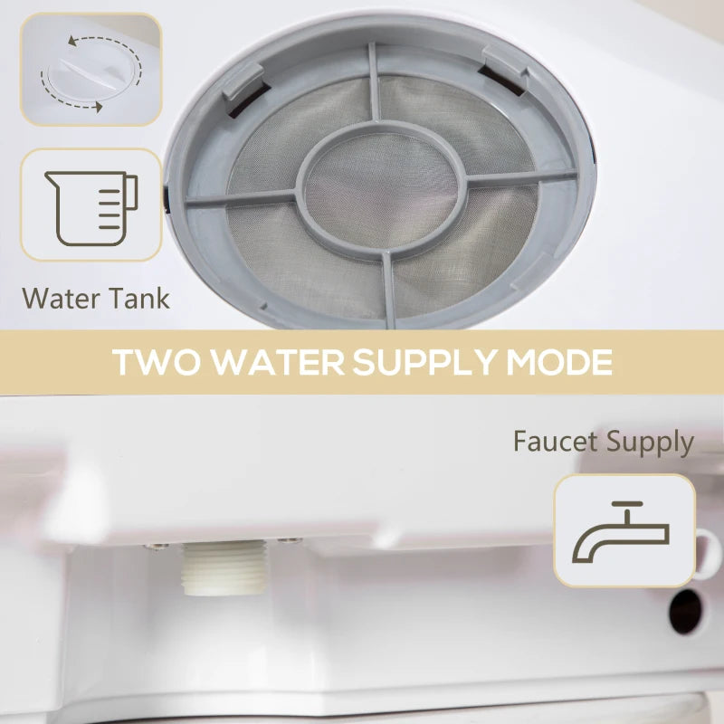 Compact Six-Programme Countertop Dishwasher - Energy Efficient, White Finish, Perfect for Small Kitchens and Apartments