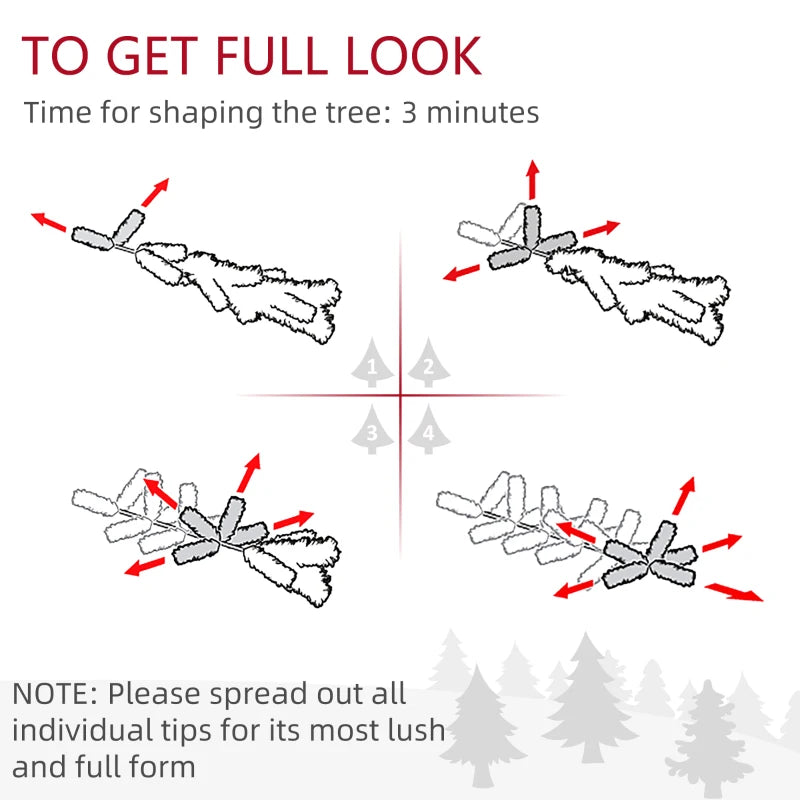 Set of 2 Mini 2ft Christmas Trees with Lights, Berries & Pinecones - Perfect Holiday Decor for Home & Office