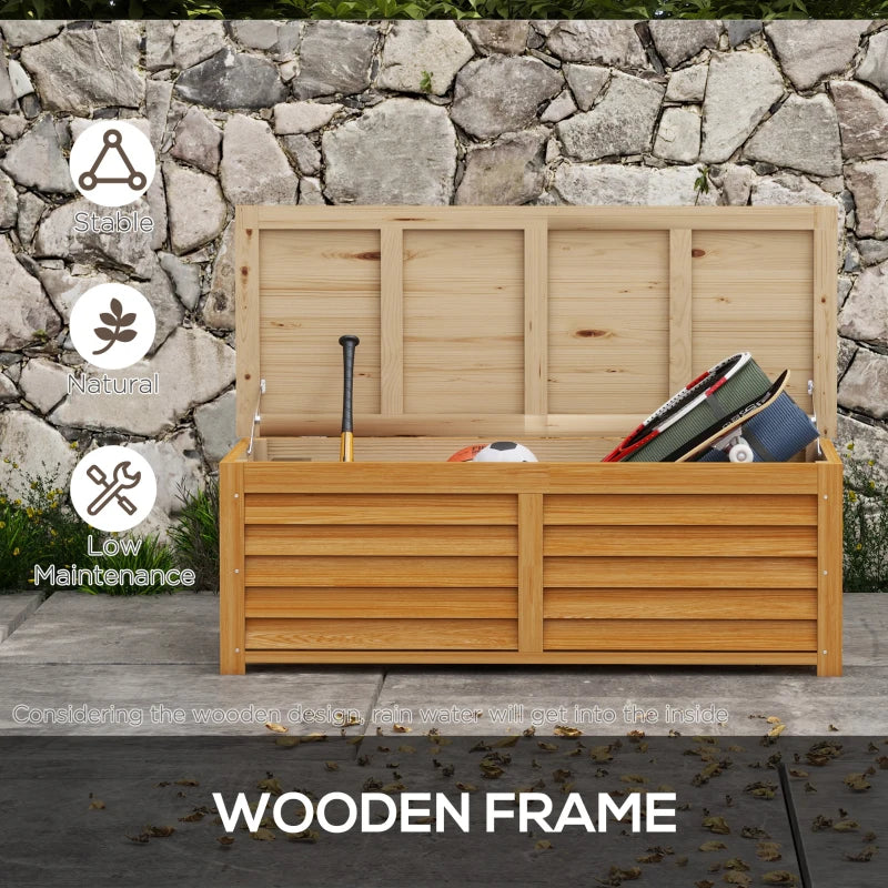 Wooden Outdoor Storage Box for Any Space