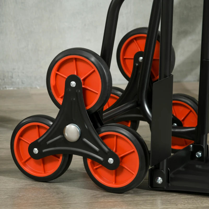 6-Wheel Steel Stair Climbing Trolley Cart
