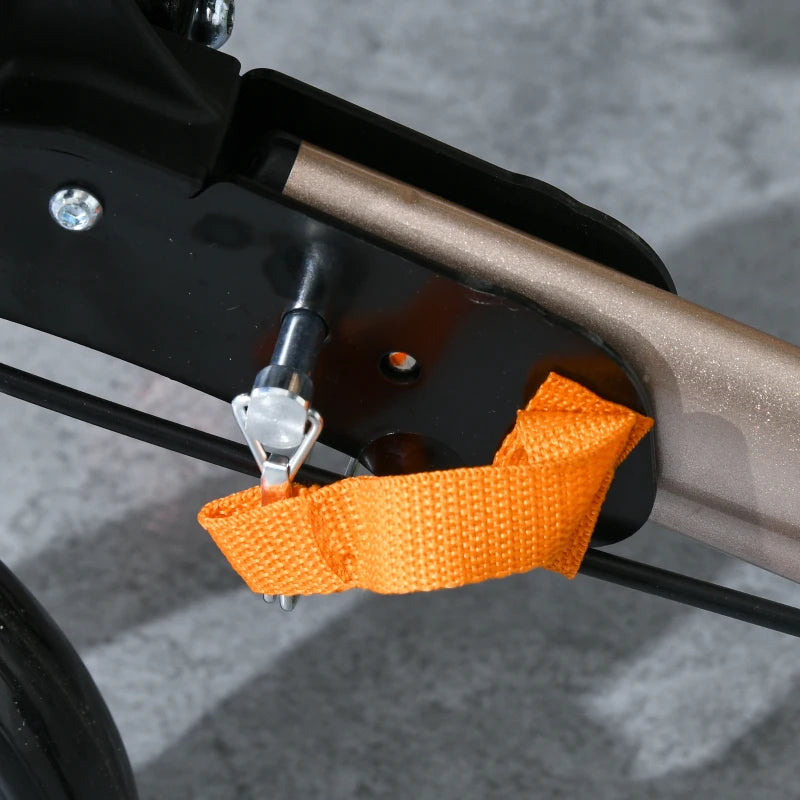 Lightweight Aluminium 4 Wheel Rollator with Seat and Back for Seniors Adjustable Height Folding Mobility Walker with Carry Bag Dual Brakes Cane Holder Gold Tone