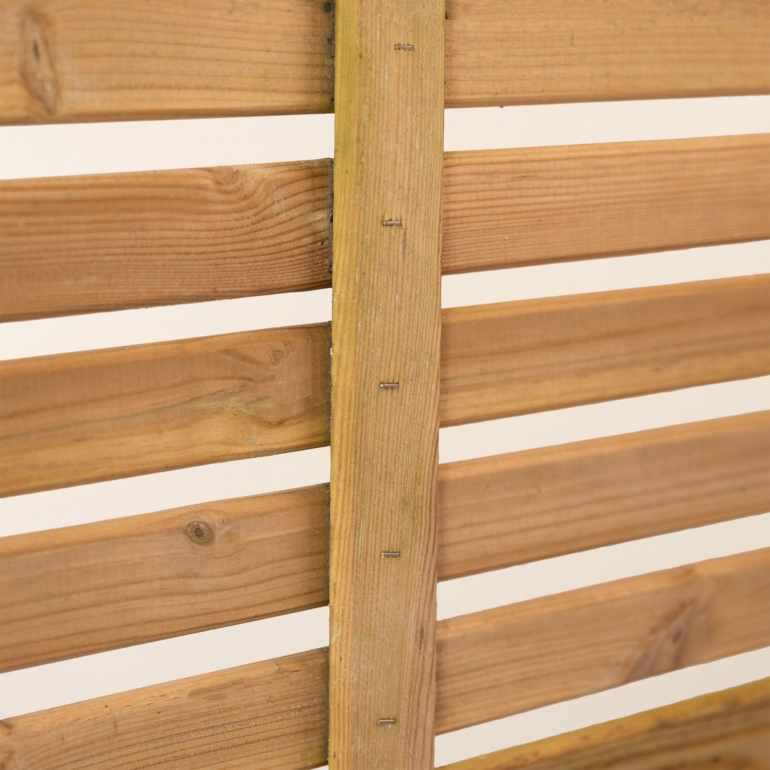 Slatted Garden Fence Panel – Timber Privacy Screening for Outdoor Fencing & Boundaries