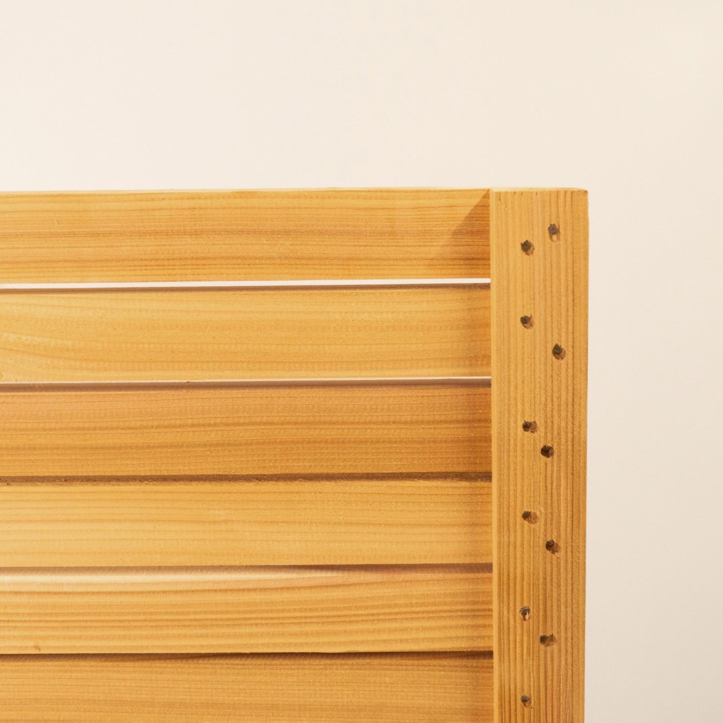 Cedar / Larch Slatted Fence Panels with 6mm Spacings for Modern Garden Fencing