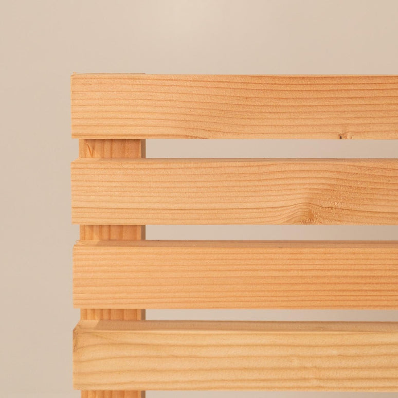 Larch Slatted Horizontal Fence Panels - Premium Timber Modern Garden Fencing